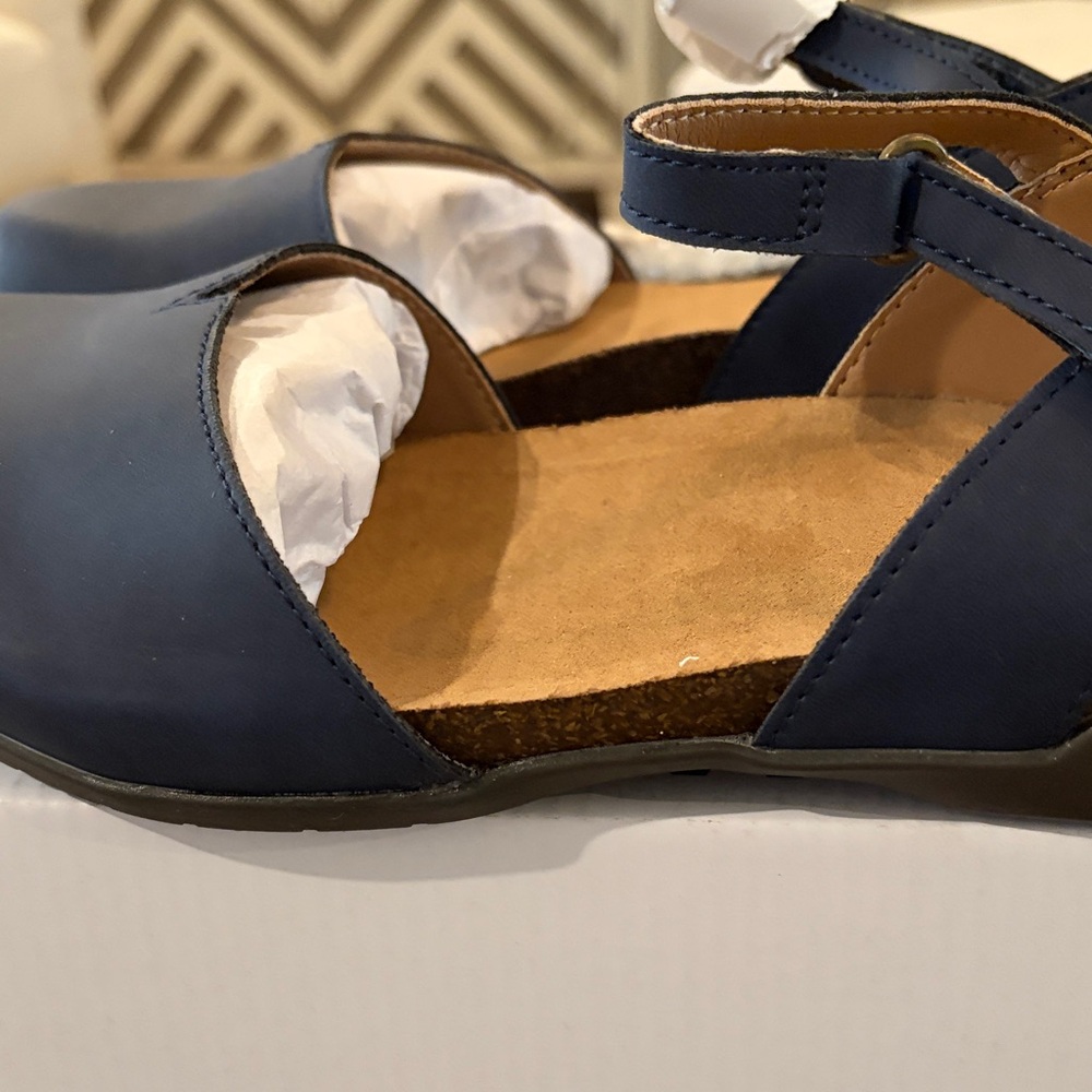 DREAM PAIRS Navy Closed Toe Arch Support Sandals/NIB/8.5 - Picture 14 of 16
